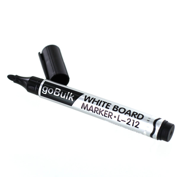 goBulk Whiteboard Dry Erase Marker for Schools (Black Color)