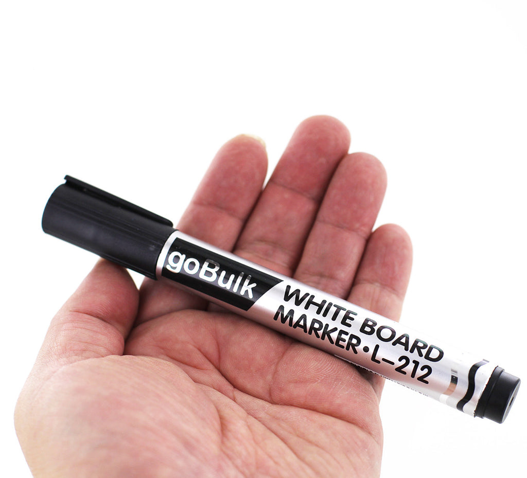goBulk Whiteboard Dry Erase Marker for Schools (Black Color) –