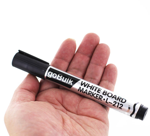 goBulk Whiteboard Dry Erase Marker for Schools (Black Color) - goBulk.com